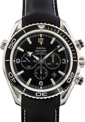 Used Omega Seamaster Planet Ocean 600M Black Chronograph Dial image 3