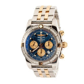 Breitling Chronomat 44 Blue Dial Diamond Bezel image 0