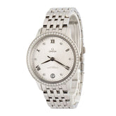 OMEGA Stainless Steel De Ville Prestige Silver Diamond Dial image 0