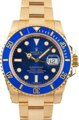 Men's Rolex Submariner Ref 116618 Blue Dial image 1