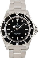 Pre-owned Rolex No Date Submariner Ref 14060 Black image 1