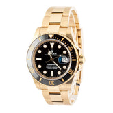 Rolex Submariner 18k Yellow Gold Ref 126618 Black Dial image 0