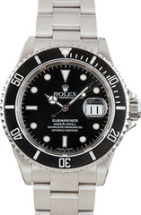 Used Rolex Submariner Ref 16610 Stainless Steel Oyster image 1