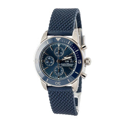 Breitling Blue Dial Superocean Heritage Chronograph 44 Steel on Rubber image 0