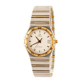 Used Two Tone Omega Constellation Silver Textured Dial image 0