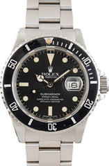 Vintage Rolex Submariner 16800 Black Dial image 2