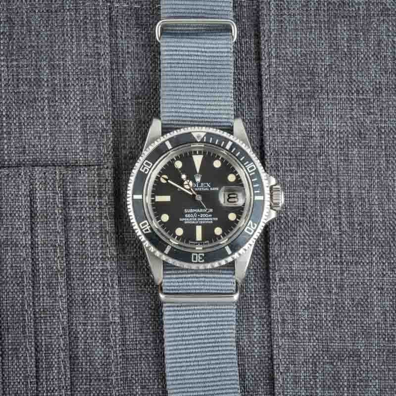 Vintage Rolex Submariner Ref 1680 Nylon Strap image 7