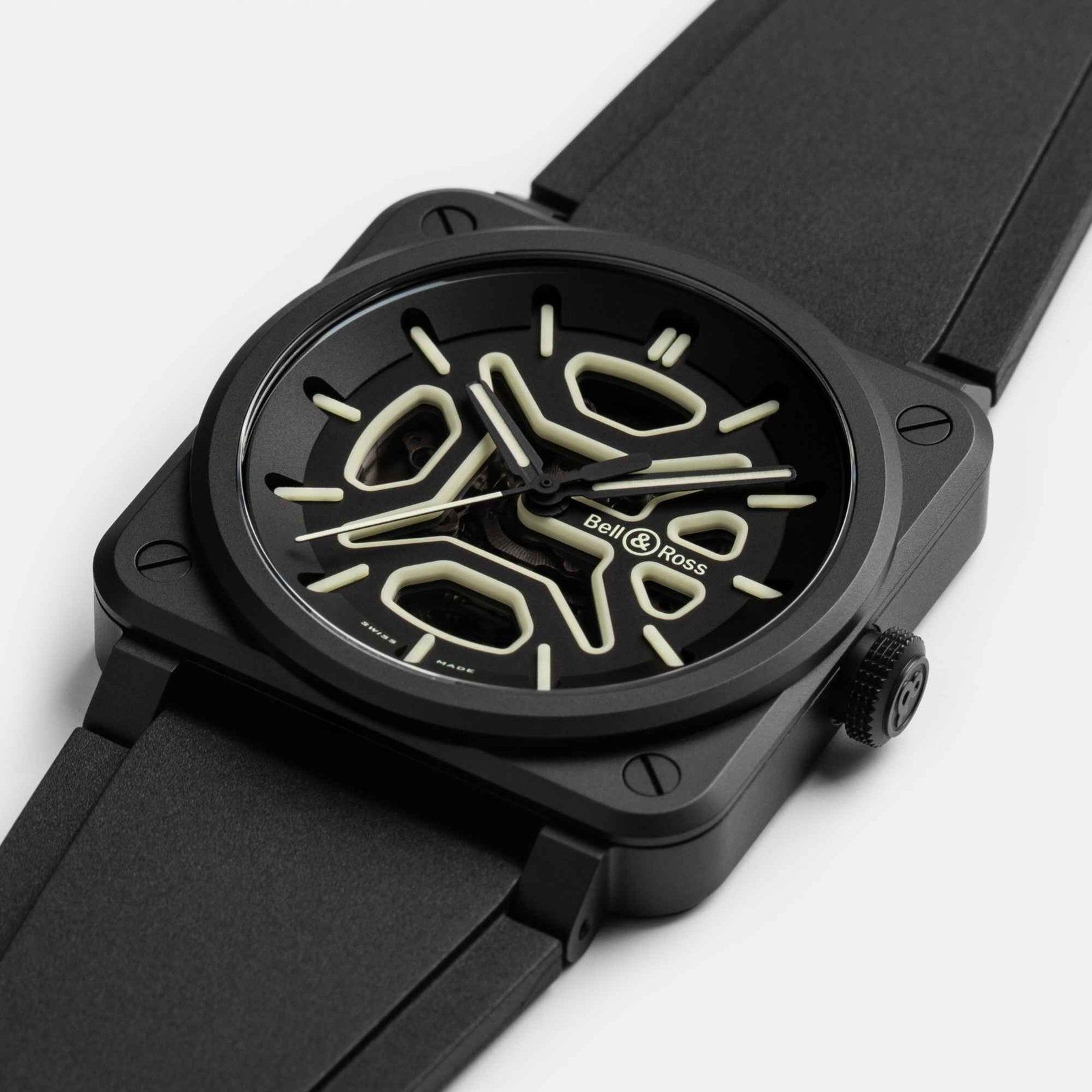 Bell & Ross BR-03 Skeleton Lum Ceramic (BR03A-LM-SKCE/SRB) image 1