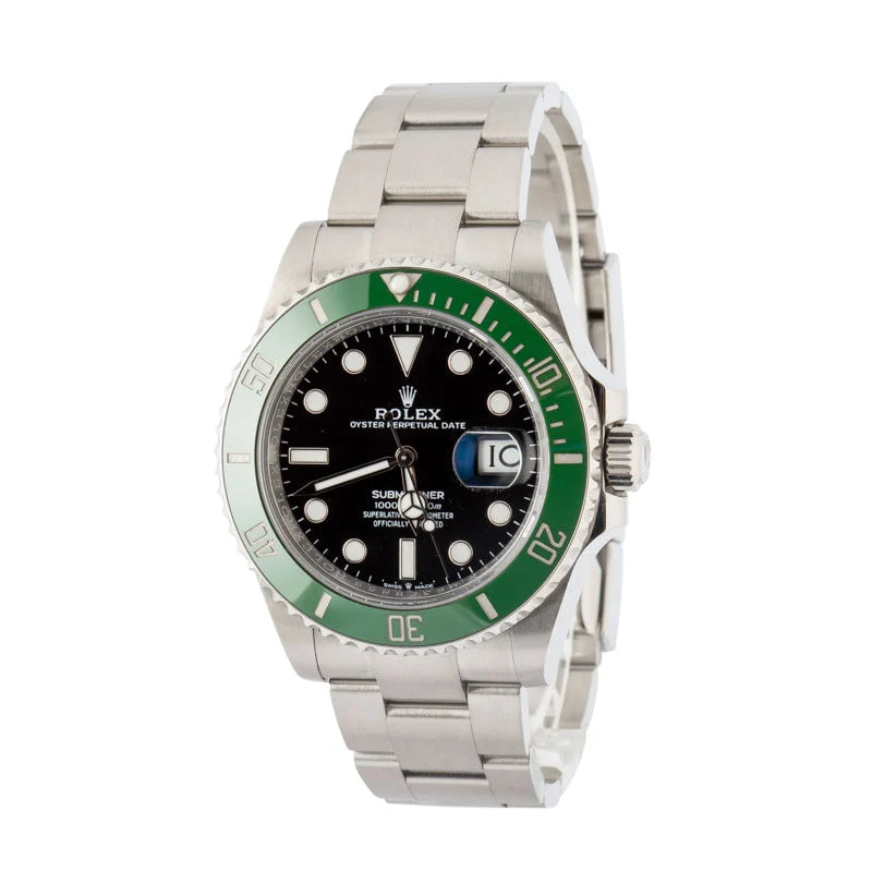 Used Rolex Submariner Starbucks 126610LV Green Bezel image 0