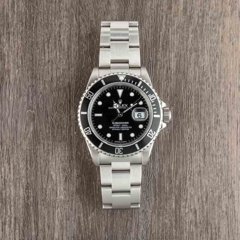 Rolex Submariner 16800 Aluminum Bezel Insert image 3