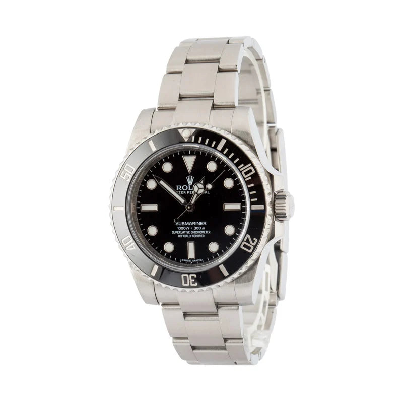 Used Rolex Submariner Steel 114060 Black Dial image 0