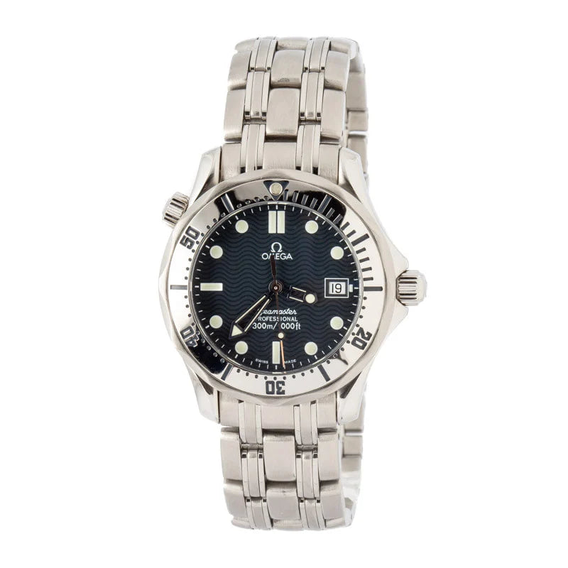 Pre-owned Omega Seamaster 2562.80.00 Blue Dial image 0