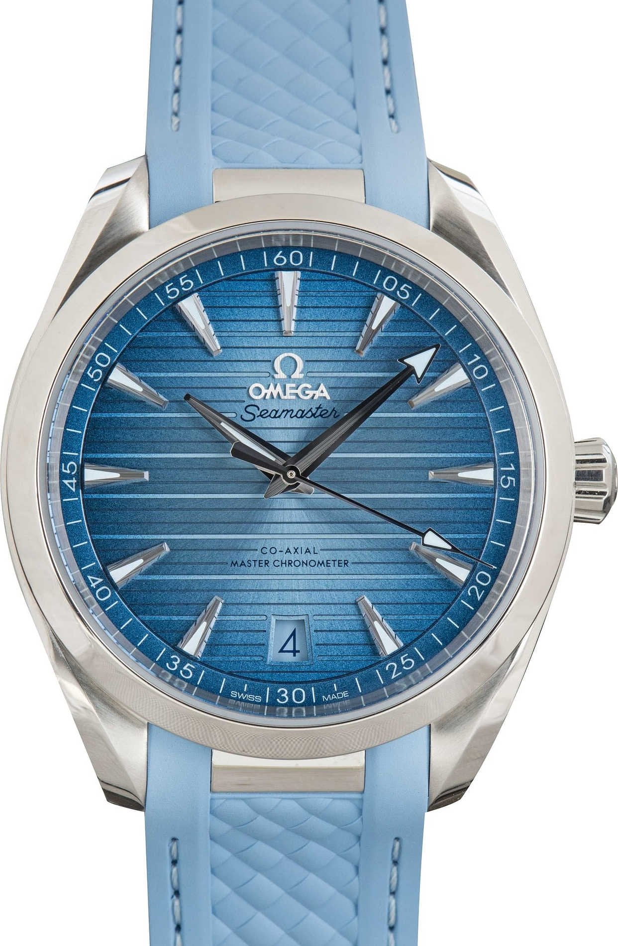 Used Omega Seamaster Aqua Terra 150M Summer Blue Dial image 1