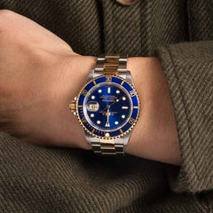 Used Rolex Submariner Two Tone 16613 Bluesy image 2