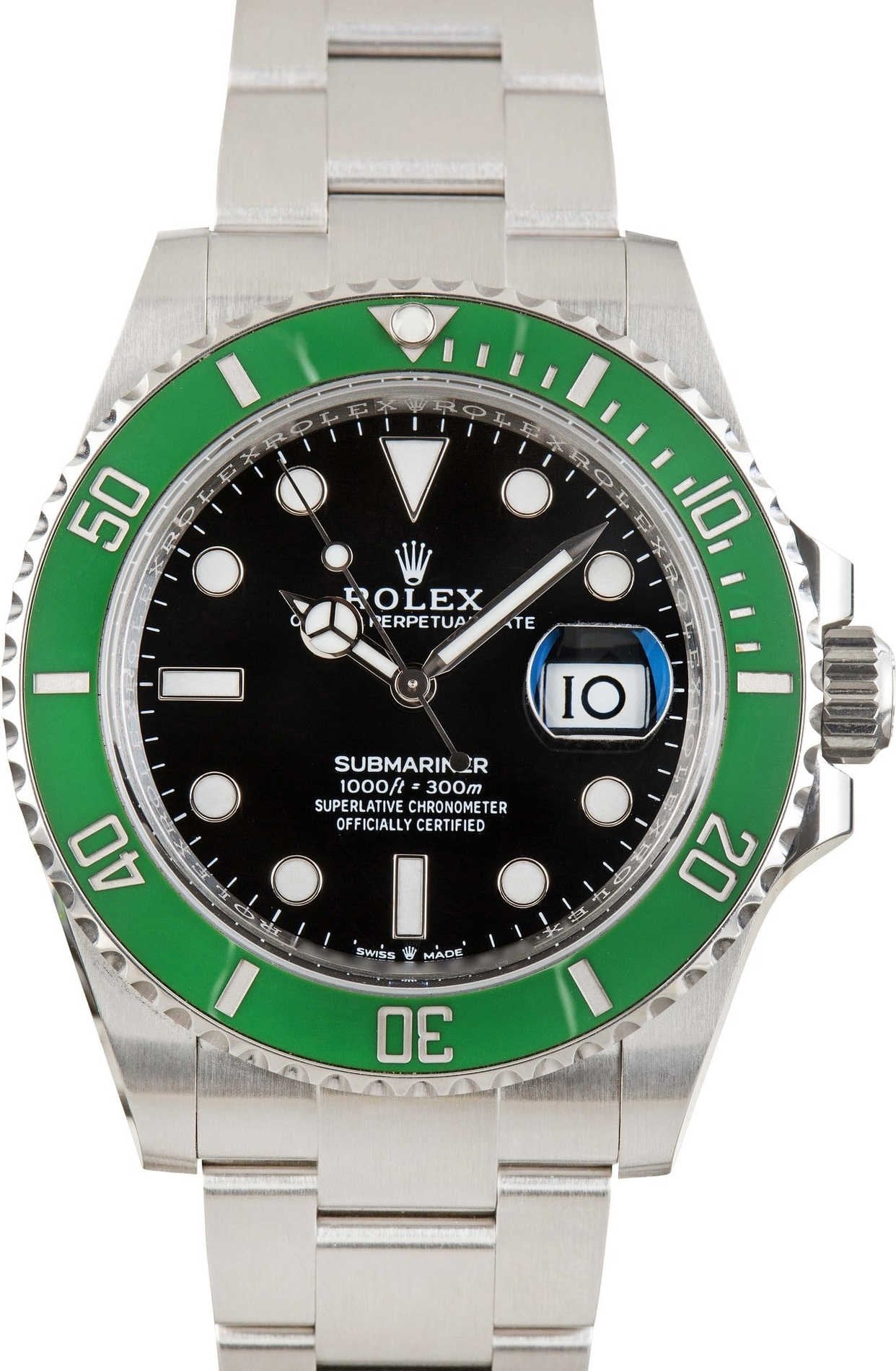 Used Rolex Submariner Starbucks 126610LV Green Bezel image 2