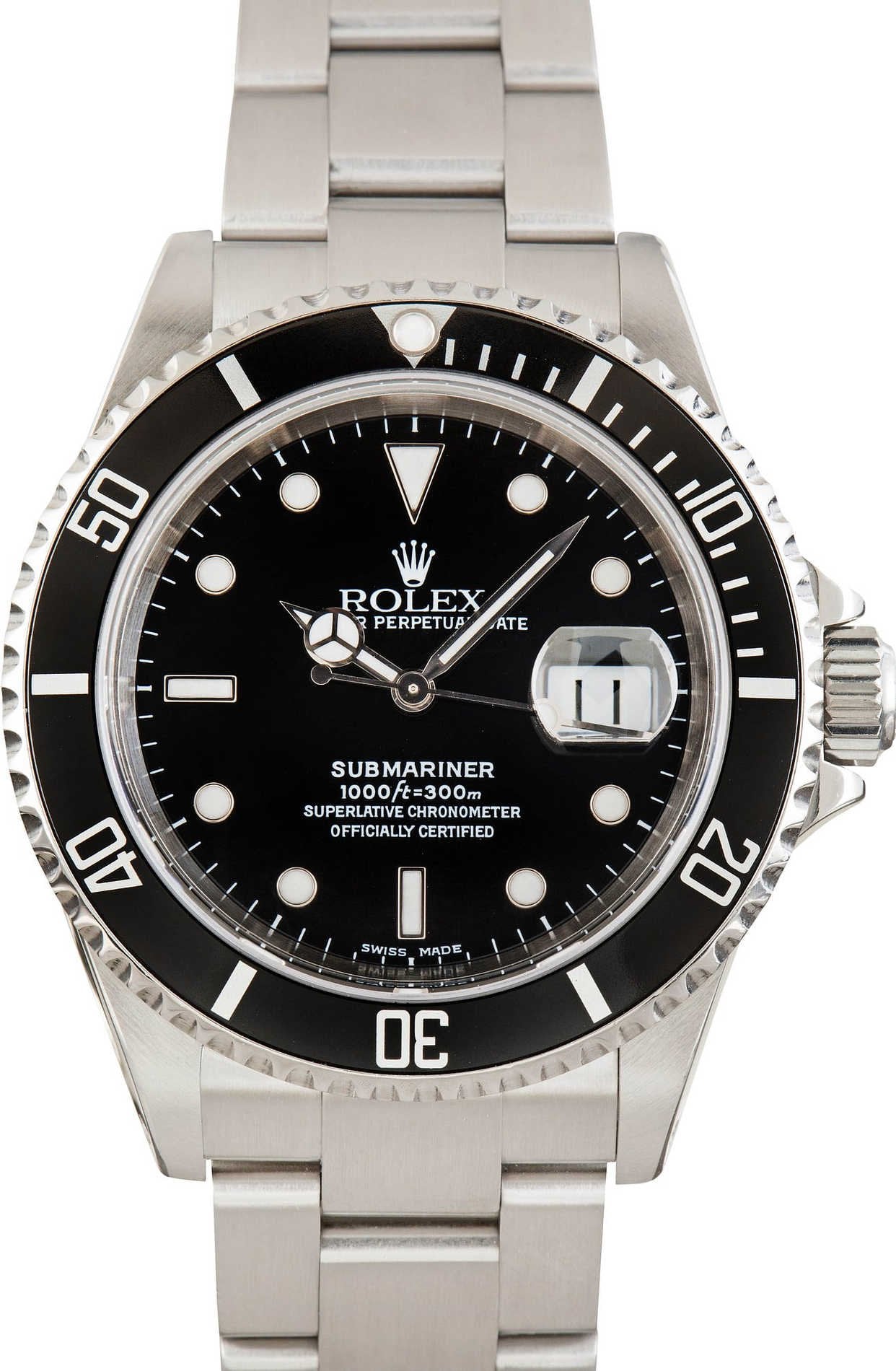 Used Rolex 16610 Submariner Steel Oyster image 1