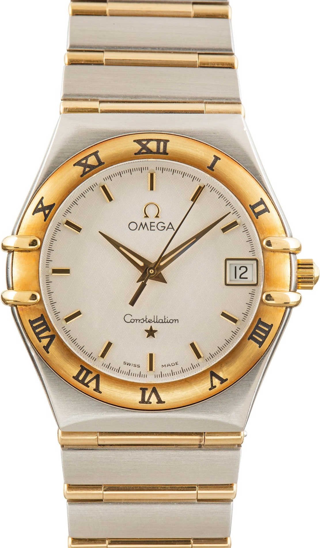 Used Omega Constellation Silver Textured Dial image 1