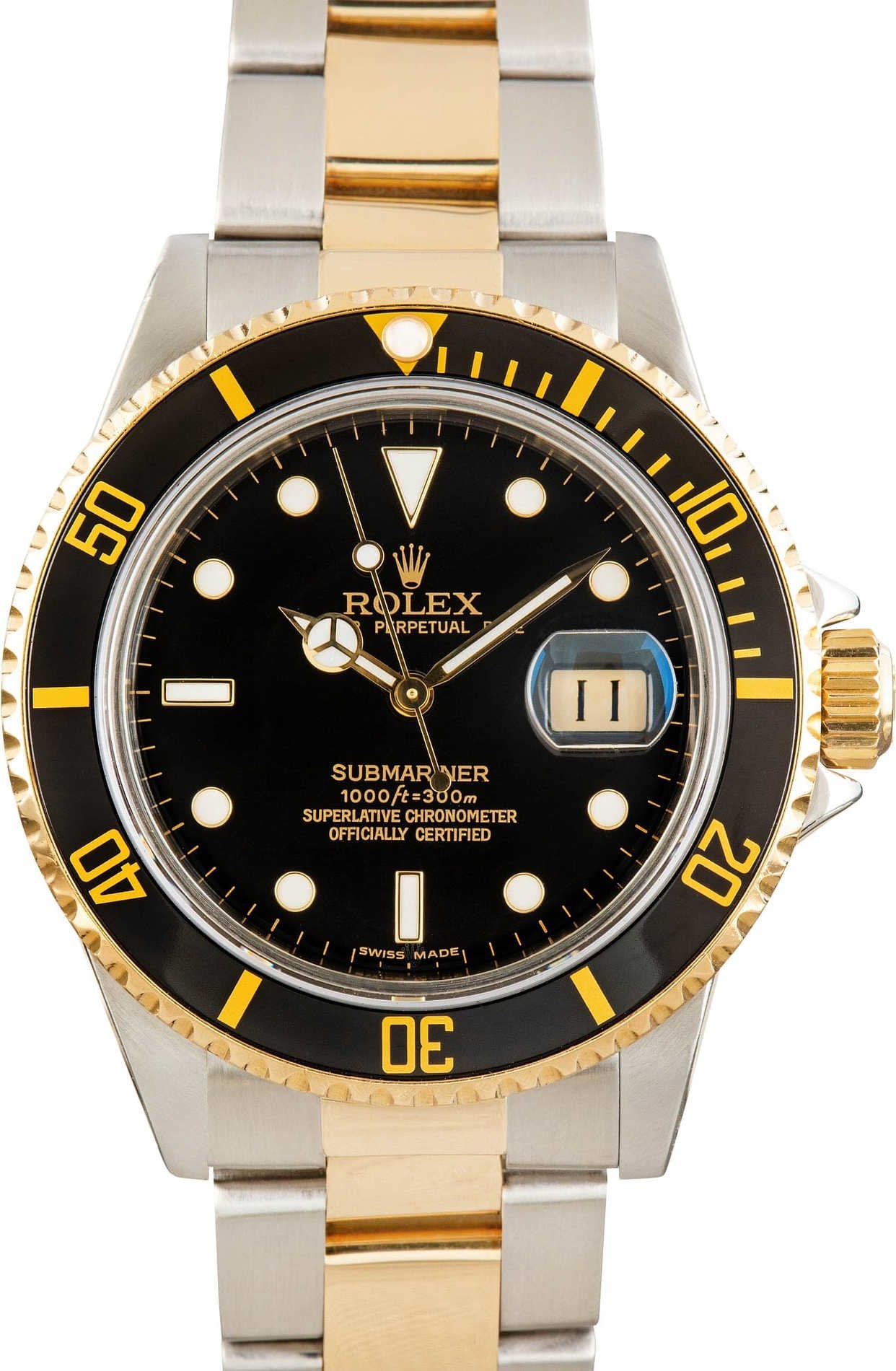 Men's Rolex Submariner 16803 Black Dial image 2