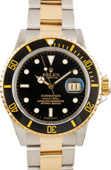Men's Rolex Submariner 16803 Black Dial image 2