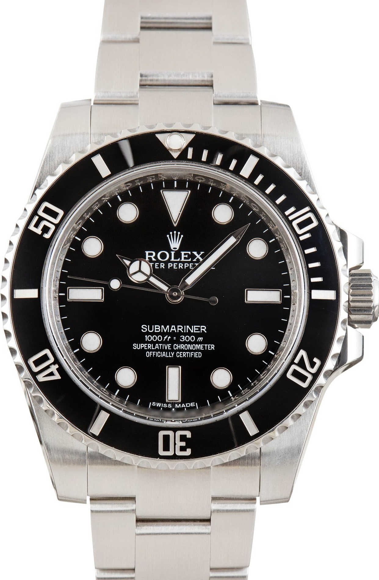 Men's Rolex Submariner Ref 114060 Black Dial image 2