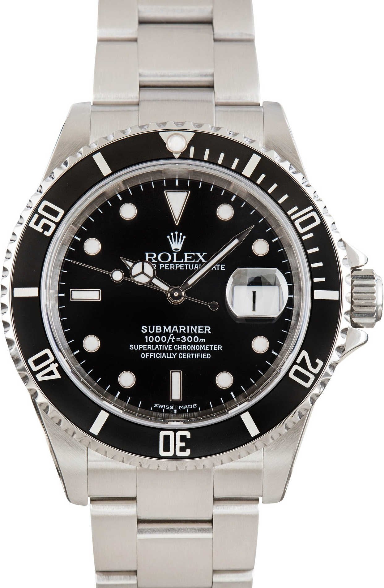 Rolex Submariner Black Dial Ref 16610 image 2