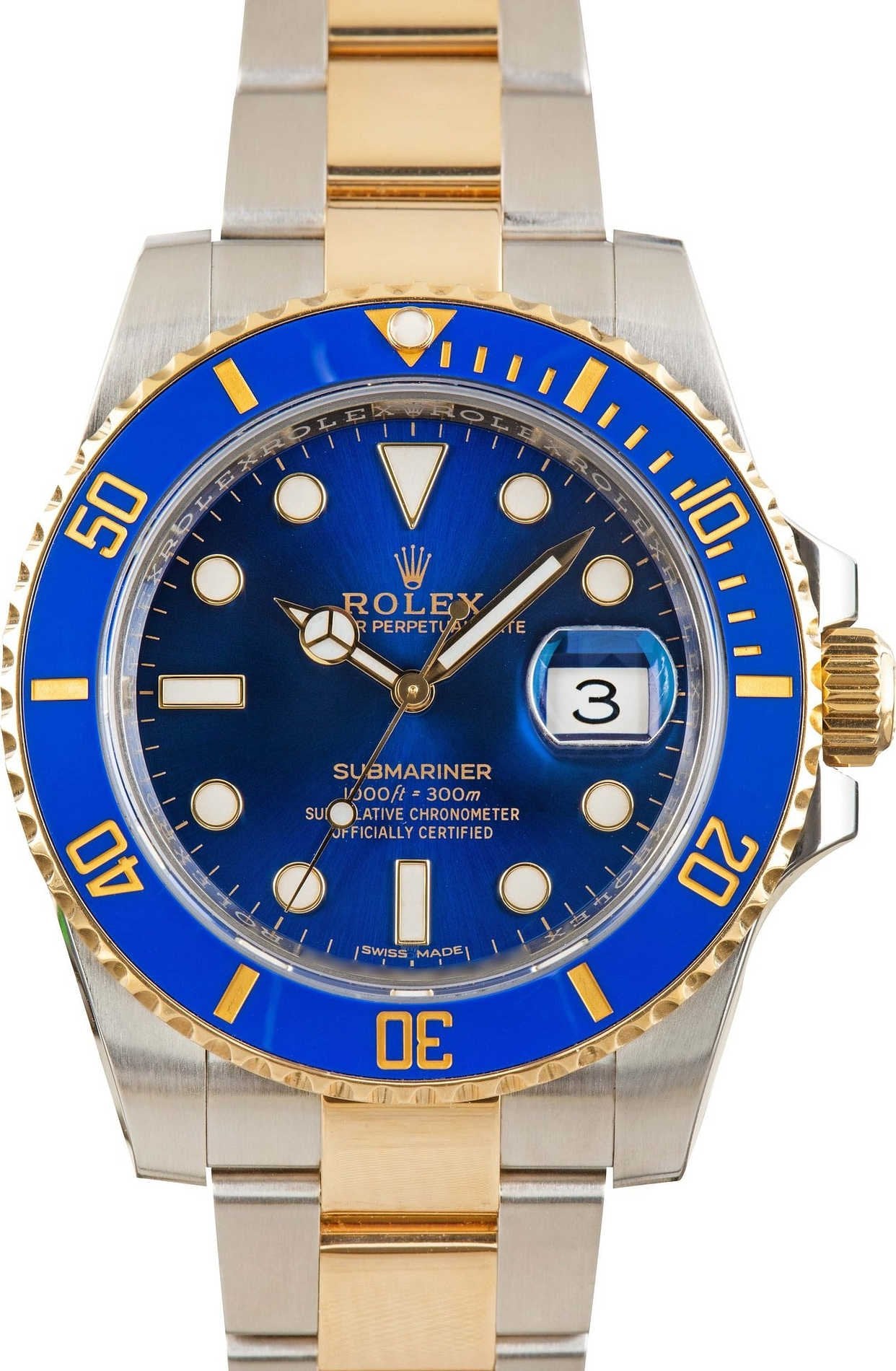 Used Rolex Submariner 116613 Blue Dial image 1