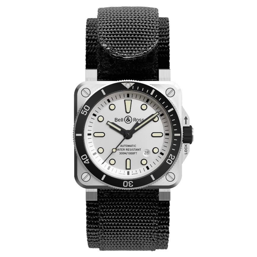 Bell & Ross BR 03-92 Diver White (BR0392-D-WH-ST/SRB) image 1