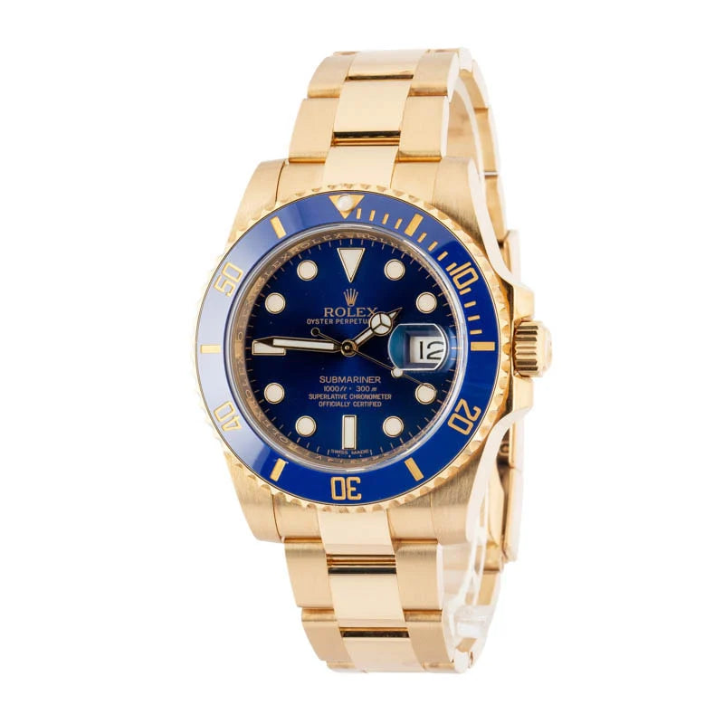 Men's Rolex Submariner Ref 116618 Blue Dial image 0