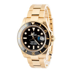 Rolex Submariner 18k Yellow Gold Ref 126618 Black Dial image 0