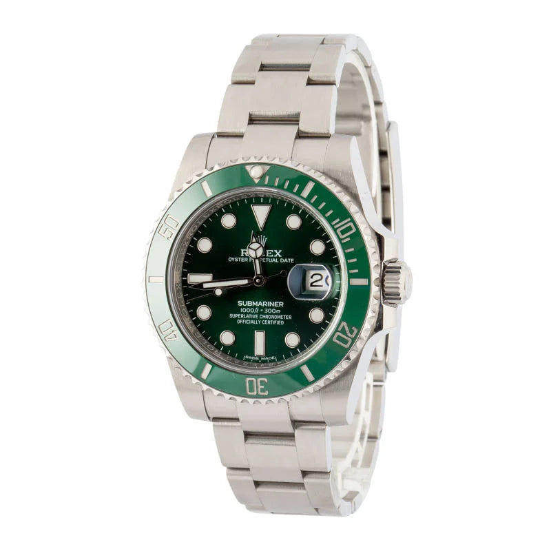 Used Hulk Rolex Submariner Green Dial 116610LV image 0
