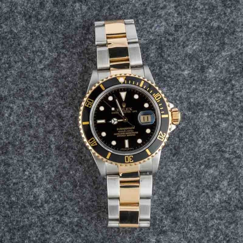 Men's Rolex Submariner 16803 Black Dial image 1
