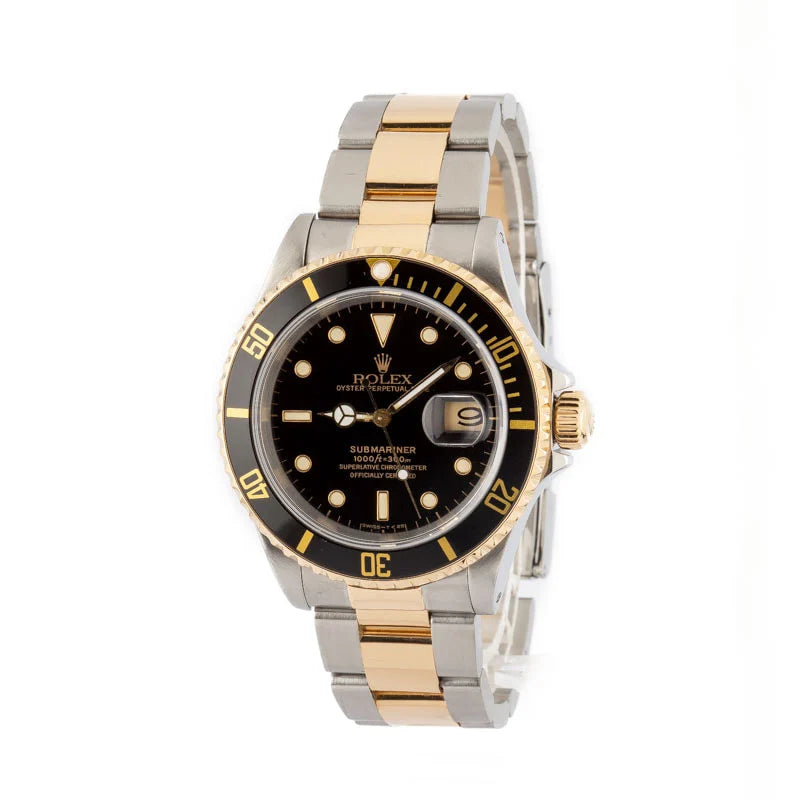 Pre-owned Rolex Submariner 16613 Steel & 18k Yellow Gold image 0