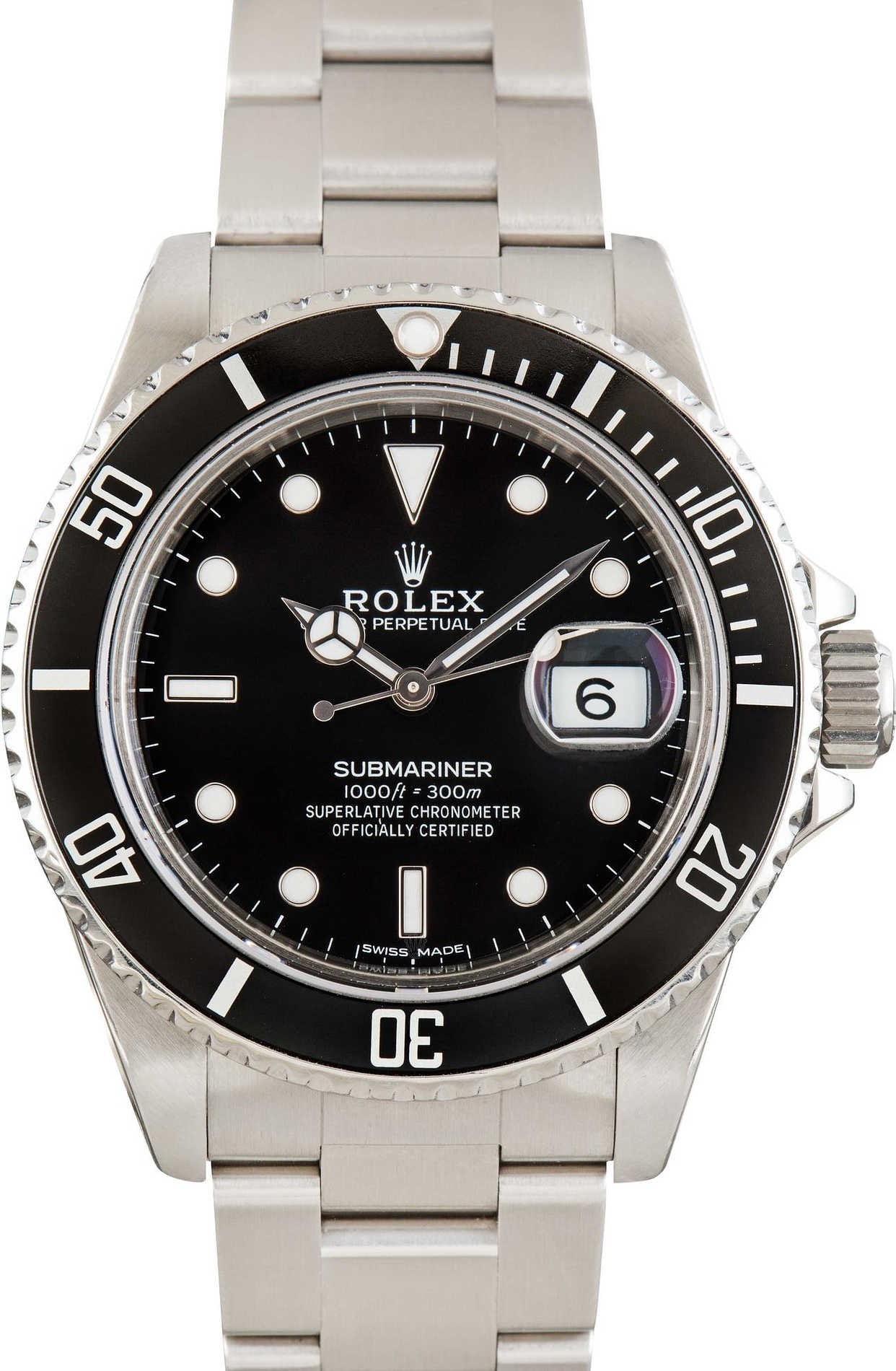 Rolex Submariner 16800 Aluminum Bezel Insert image 2