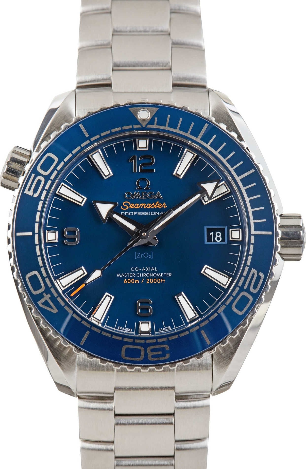 Used Omega Seamaster Planet Ocean Blue Dial image 1