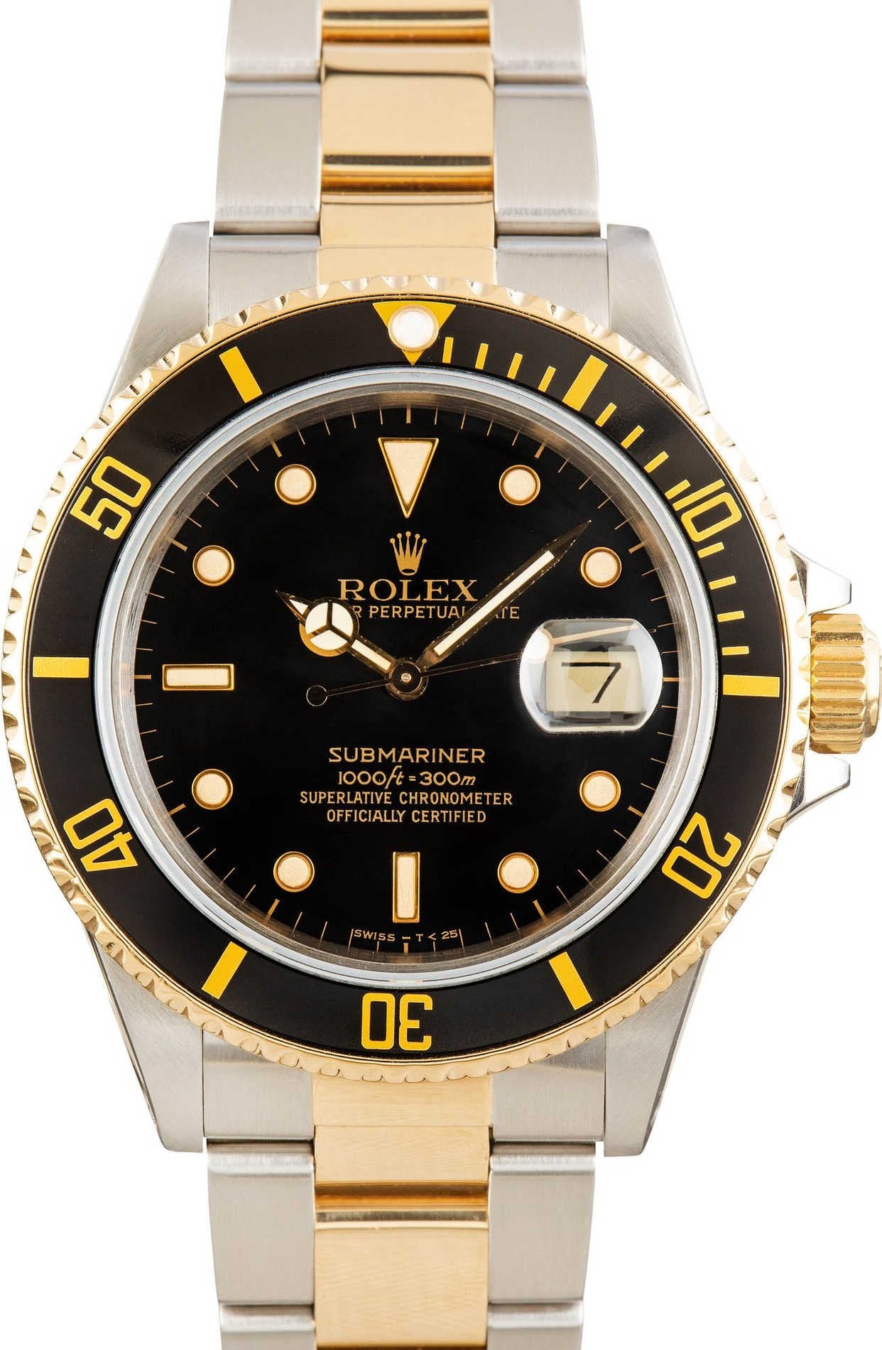 Pre-Owned Rolex Submariner Ref 16803 Black Dial image 1