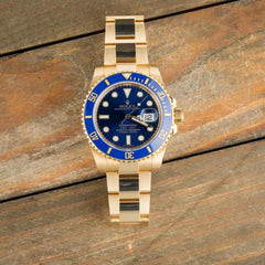 Men's Rolex Submariner Ref 116618 Blue Dial image 2