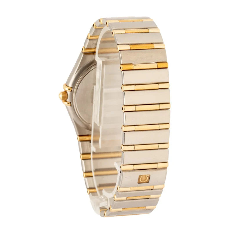 Used Two Tone Omega Constellation Silver Textured Dial image 1
