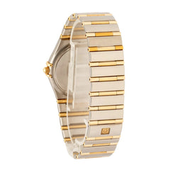 Used Two Tone Omega Constellation Silver Textured Dial image 1