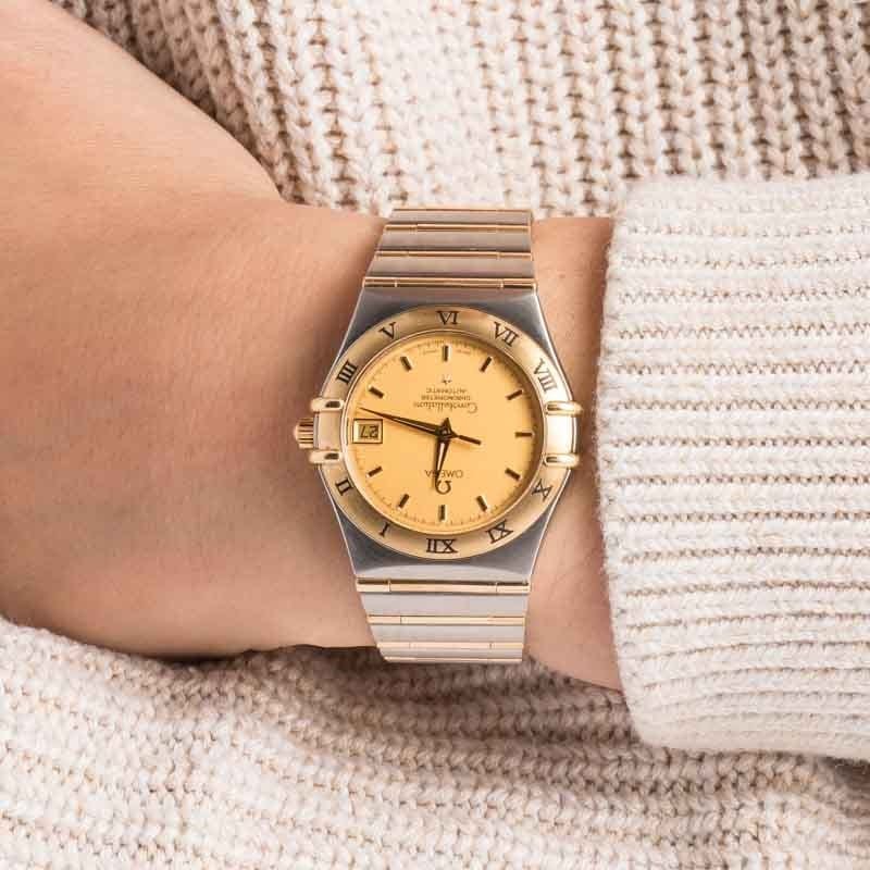 Pre-owned Omega Constellation 1202.10.00 Champagne Dial image 2