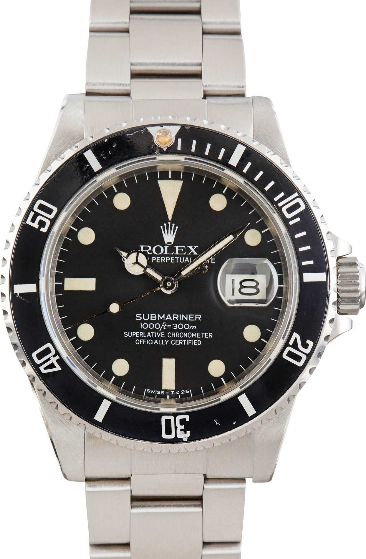 Vintage Rolex Submariner 16800 Black Dial image 2