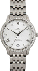 OMEGA Stainless Steel De Ville Prestige Silver Diamond Dial image 3