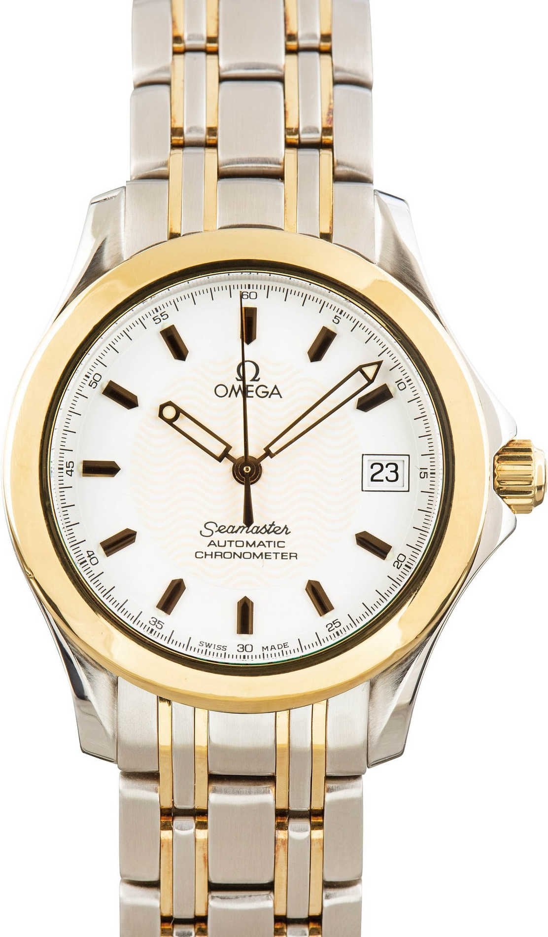 Used Omega Seamaster Steel & Gold image 2