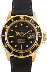 Vintage Rolex Submariner Ref 1680 Yellow Gold image 1